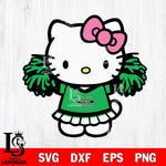 Marshall Thundering Herd Hello Kitty Cheerleader 3 Svg Eps Dxf Png File, Digital Download, Instant Download