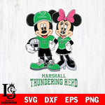 Marshall Thundering Herd Mickey Minnie Mouse Helmet Svg Eps Dxf Png File, NCAA svg , File Cut , Digital Download , Instant Download, Cut Svg Files