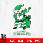 Marshall Thundering Herd Santa Claus Ugly Svg dxf eps png pdf file,NCAA svg,Digital Download,Cricut file