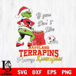 Maryland Terrapins Merry kissmyass grinch Svg Eps Dxf Png File,NCAA Svg Files,Digital Download,Sublimation,Instant Download