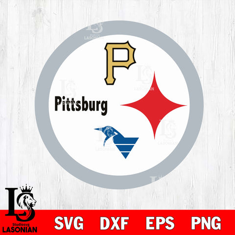 Penguins Steelers Pirates 3 Svg Eps Dxf Png File, Digital Download, Instant Download