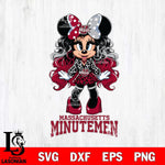 Massachusetts Minutemen Beauty Minnie Mouse Svg Eps Dxf Png File, Digital Download, Instant Download