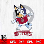 Massachusetts Minutemen Bandit Heeler Rugby Svg Eps Dxf Png File, Digital Download ,Instant Download, Cricut File