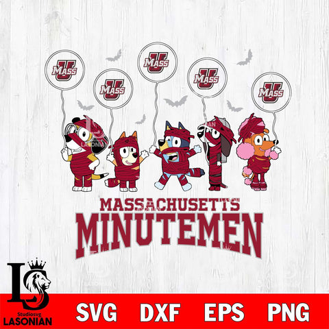 Massachusetts Minutemen Bluey Halloween Spooky Svg Eps Dxf Png File, Digital Download, Instant Download