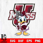 Massachusetts Minutemen Fancy Daisy Duck Disney Svg Eps Dxf Png File, Digital Download, Instant Download