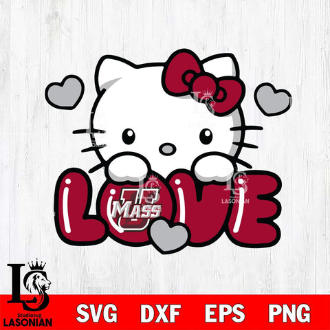 Massachusetts Minutemen Hello Kitty Love Svg Eps Dxf Png File, Digital Download, Instant Download