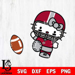 Massachusetts Minutemen Hello Kitty sport 12 Svg Eps Dxf Png File, NCAA svg, Digital Download, Instant Download