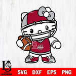 Massachusetts Minutemen Hello Kitty sport 2 Svg Eps Dxf Png File, NCAA svg, Digital Download, Instant Download