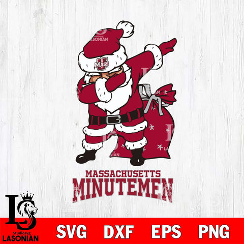 Massachusetts Minutemen Santa Claus Ugly Svg dxf eps png pdf file,NCAA svg,Digital Download,Cricut file