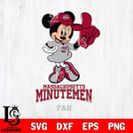 Massachusetts Minutemen #1 Fan Minnie Mouse Svg Eps Dxf Png File, Digital Download, Instant Download