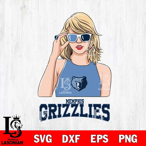 Memphis Grizzlies And Taylor Swift Fan Svg Eps Dxf Png File, Digital Download, Instant Download