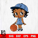 Memphis Grizzlies Betty Boop NBA 6 Svg Eps Dxf Png File, NBA svg, Digital Download, Instant Download