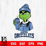 Memphis Grizzlies Grinch Football Christmas Cut Files Cricut, Svg Dxf Eps Png file , Silhouette