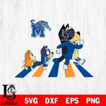 Memphis Tigers Bluey 6 Svg Eps Dxf Png File, Digital Download, Instant Download