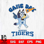 Memphis Tigers Bluey Game Day Svg Eps Dxf Png File, Digital Download, Instant Download