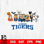 Memphis Tigers Bluey Halloween Svg Eps Dxf Png File, Digital Download, Instant Download