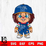 Memphis Tigers Chucky Football Horror Halloween Svg Eps Dxf Png File, NCAA svg, Digital Download, Instant Download