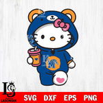 Memphis Tigers Cute Hello Kitty Svg Eps Dxf Png File, Digital Download, Instant Download