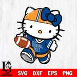 Memphis Tigers Cute Hello Kitty Football 9 Svg Eps Dxf Png File, NCAA svg, Digital Download, Instant Download