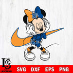 Memphis Tigers Cute Minnie Mouse Dancing Svg Eps Dxf Png File, NCAA svg, Digital Download, Instant Download