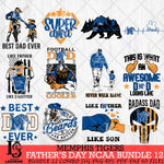 Memphis Tigers Fathers Day NCAA Bundle 12 Svg Eps Dxf Png File, Digital Download, Instant Download