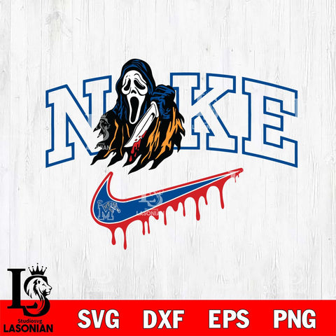 Memphis Tigers Ghostface Nike Svg Eps Dxf Png File, Digital Download, Instant Download