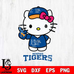 Memphis Tigers Hello Kitty Best Fan Svg Eps Dxf Png File, Digital Download, Instant Download