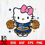 Memphis Tigers Hello Kitty Cheerleader 10 Svg Eps Dxf Png File, Digital Download, Instant Download