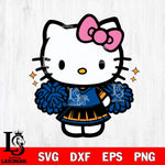 Memphis Tigers Hello Kitty Cheerleader Svg Eps Dxf Png File, Digital Download, Instant Download