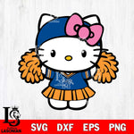 Memphis Tigers Hello Kitty Cheerleader 5 Svg Eps Dxf Png File, Digital Download, Instant Download