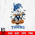 Memphis Tigers Jack Skellington 2 halloween Svg Eps Dxf Png File, NCAA svg, Digital Download, Instant Download