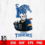 Memphis Tigers Jason Voorhees 10 Svg Eps Dxf Png File, Digital Download