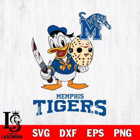 Memphis Tigers Jason Voorhees 12 Svg Eps Dxf Png File, Digital Download