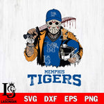 Memphis Tigers Jason Voorhees 2 Svg Eps Dxf Png File, Digital Download