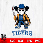 Memphis Tigers Jason Voorhees 3 Svg Eps Dxf Png File, Digital Download