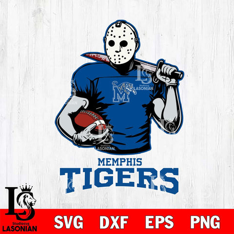 Memphis Tigers Jason Voorhees 9 Svg Eps Dxf Png File, Digital Download