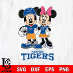 Memphis Tigers Mickey Minnie Mouse Helmet Svg Eps Dxf Png File, NCAA svg , File Cut , Digital Download , Instant Download, Cut Svg Files