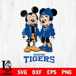 Memphis Tigers Mickey Minnie Mouse Rugby Svg Eps Dxf Png File, NCAA svg , File Cut , Digital Download , Instant Download, Cut Svg Files