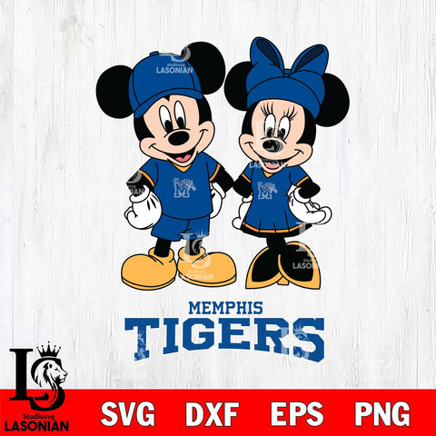 Memphis Tigers Mickey Minnie Rugby Svg Eps Dxf Png File, NCAA svg , File Cut , Digital Download , Instant Download, Cut Svg Files