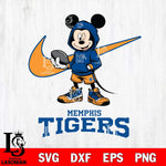 Memphis Tigers Mikey Mouse Disney NIKE, Svg Eps Dxf Png File, Digital Download