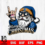 Memphis Tigers Rock Santa Claus Football Svg dxf eps png pdf file,NCAA svg,Digital Download,Cricut file