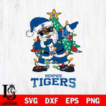 Memphis Tigers Santa Claus Ugly Christmas Svg dxf eps png pdf file,NCAA svg,Digital Download,Cricut file