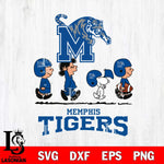 Memphis Tigers Snoopy Sport 12 Svg Eps Dxf Png File, Digital Download