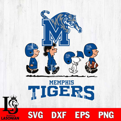 Memphis Tigers Snoopy Sport 12 Svg Eps Dxf Png File, Digital Download