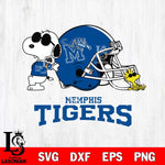 Memphis Tigers Snoopy Sport 2 Svg Eps Dxf Png File, Digital Download