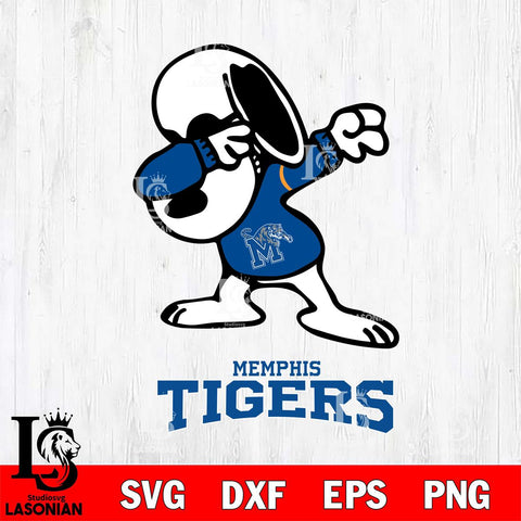 Memphis Tigers Snoopy Sport 3 Svg Eps Dxf Png File, Digital Download