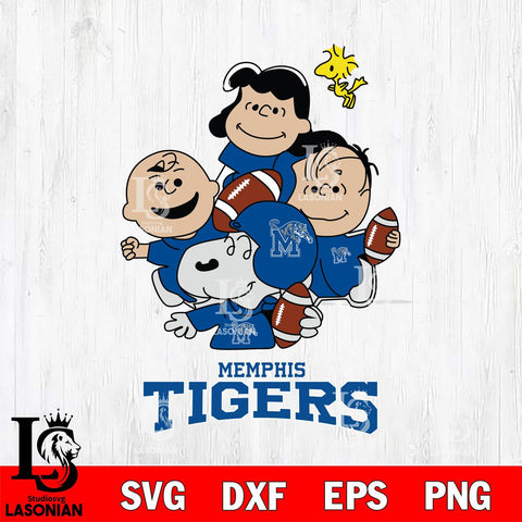 Memphis Tigers Snoopy Sport 4 Svg Eps Dxf Png File, Digital Download