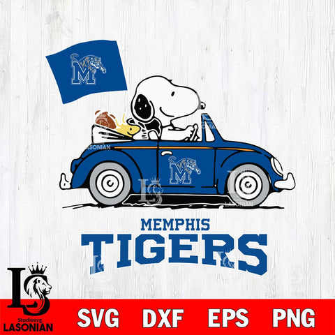 Memphis Tigers Snoopy Sport 5 Svg Eps Dxf Png File, Digital Download