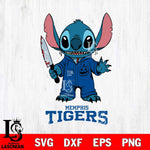 Memphis Tigers Stitch Horror 2 Svg Eps Dxf Png File, NCAA svg, Digital Download, Instant Download