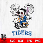 Memphis Tigers Stitch Jigsaws Halloween Svg Eps Dxf Png File, Digital Download, Instant Download